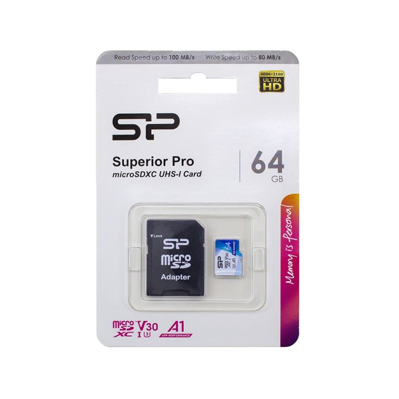 مموری میکرو 64 گیگ سیلیکون پاور U3 SUPERIOR