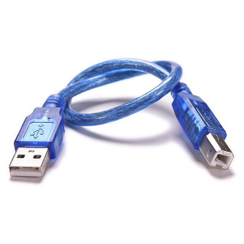 کابل پرینتری USB شیلدار کوتاه 30 سانتی