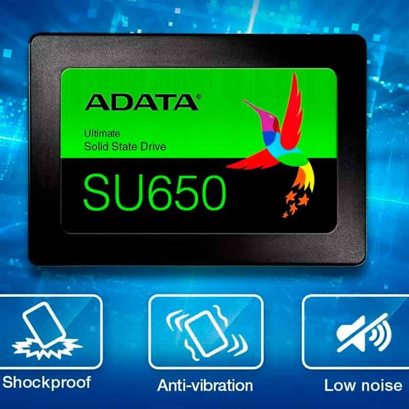 حافظه SSD مدل SU650 برند ADATA ظرفیت 120 گیگ