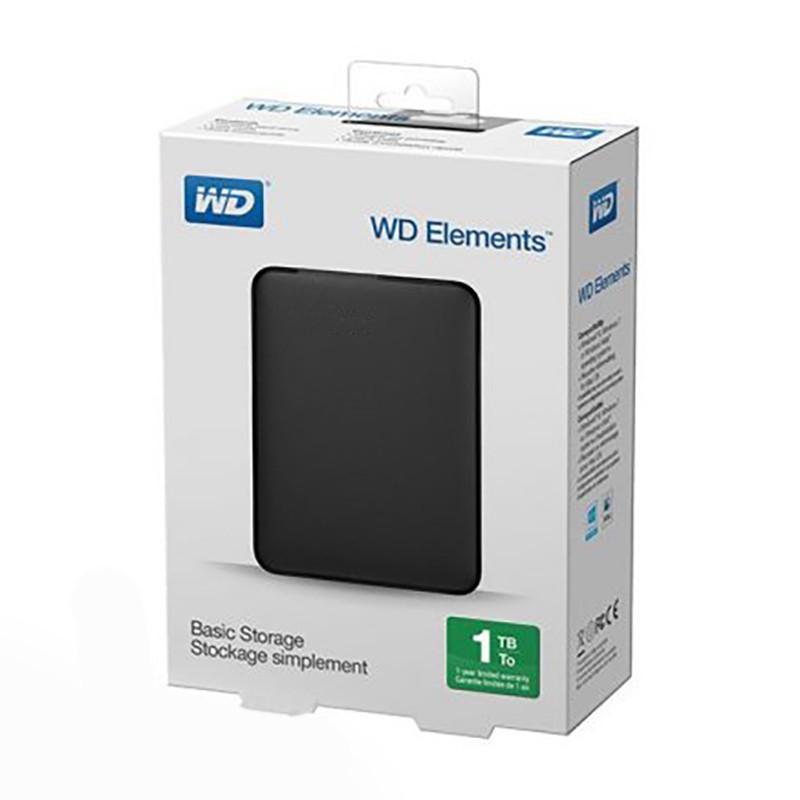 هارد اکسترنال وسترن دیجیتال مدل Element ظرفیت 1 ترابایت
