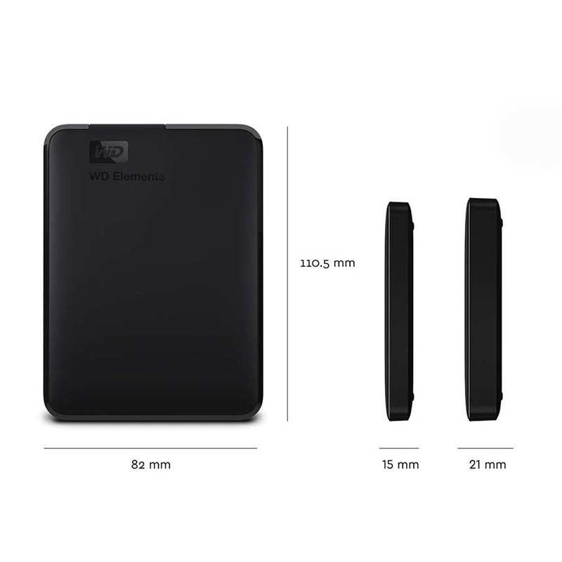 هارد اکسترنال وسترن دیجیتال مدل Element ظرفیت 1 ترابایت