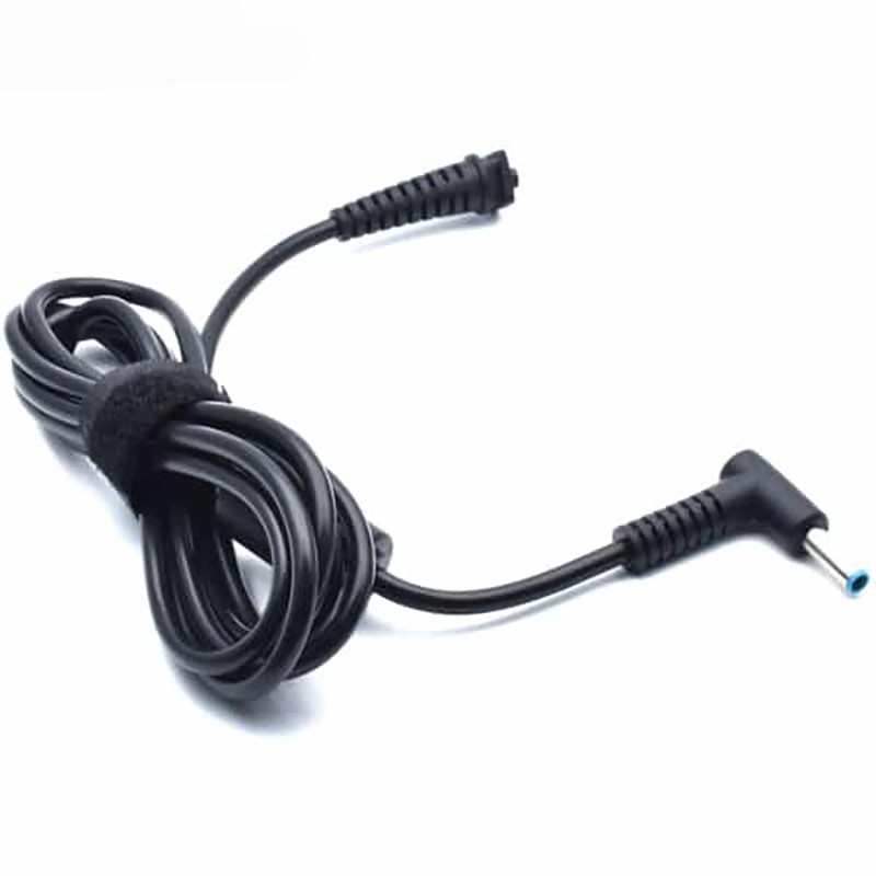 کابل تعمیری آداپتور لپ تاپ HP سر آبی سوزن دار سر کج 3 سیم