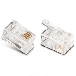 سوکت تلفن RJ 11 مدل 4 پین ریز