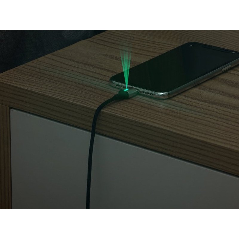 کابل آهنربایی سه سر بیسوس Baseus TZCAXC Zinc magnetic Cable Kit 1m