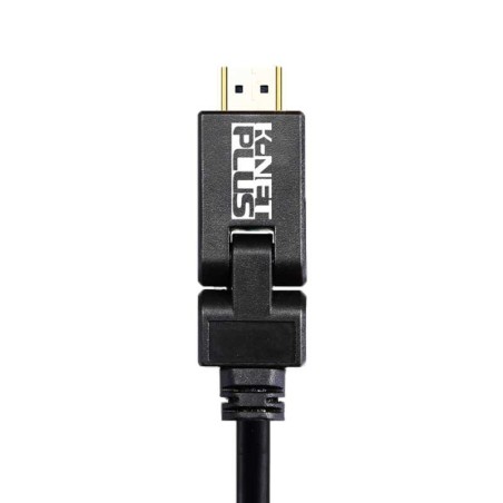 کابل HDMI V2.0 FLAT کی نت پلاس 90 درجه 1.8 متر