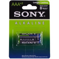 باطری نیم قلمی 2 تایی سونی آلکالاین