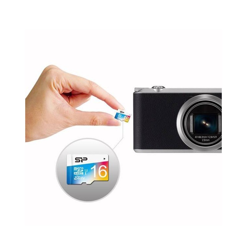 مموری میکرو 16 گیگ سیلیکون پاور کلاس 10 رنگی