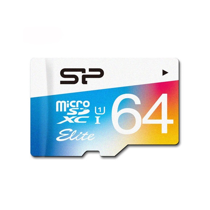 مموری میکرو 64 گیگ سیلیکون پاور کلاس 10 رنگی