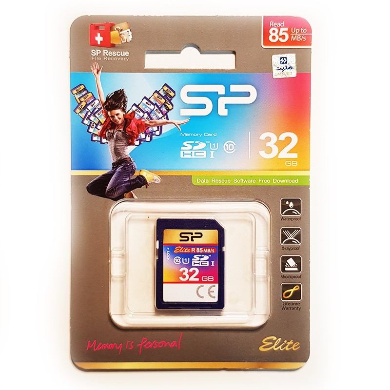 مموری 32 گیگ SD سیلیکون پاور کلاس 10
