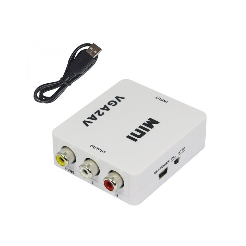 تبدیل AV به  VGA برند MINI
