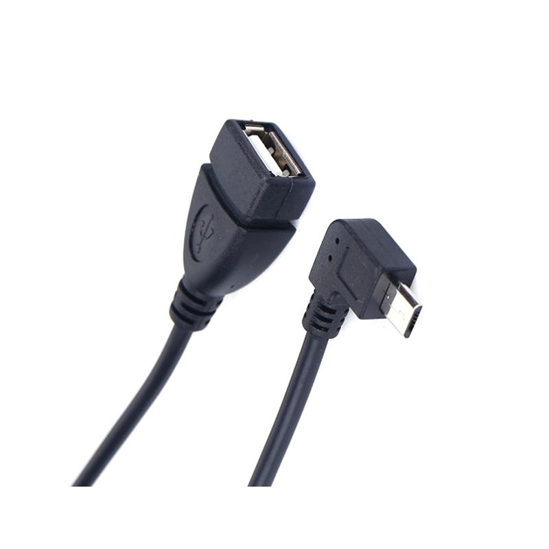 کابل  OTG  میکرو بدون پک 90 درجه