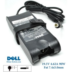 آداپتور لپ تاپ دل 19.5V 4.62A ضخیم