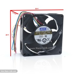 فن 12 ولت 1.60 آمپر بلبرینگی سایز 2.5*8*8