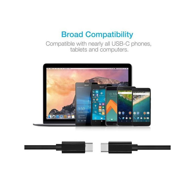 کابل کی نت پلاس  Type C usb 3.1 به  Type C  USB 3.1 طول 1متر