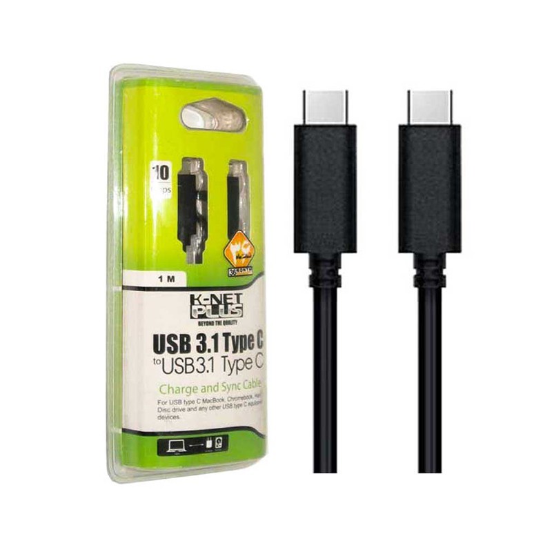 کابل کی نت پلاس  Type C usb 3.1 به  Type C  USB 3.1 طول 1متر