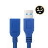 افزایش طول 1.5 متری USB 3 افزایش طول 1.5 متری USB 3