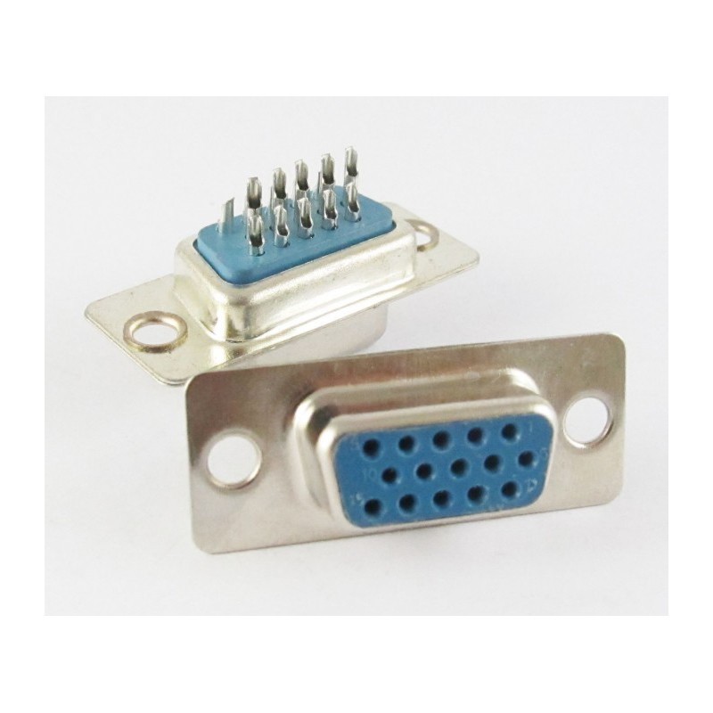 کانکتور  VGA مادگی 15 پین سر کابلی