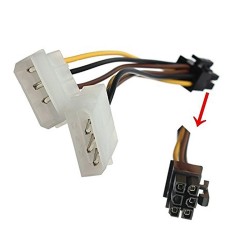 تبدیل برق ساتا به 6 پین گرافیک به 2 برق IDE