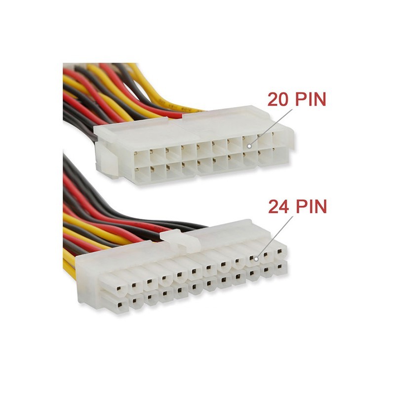 کابل تبدیل برق پاور 20 به 24 پین