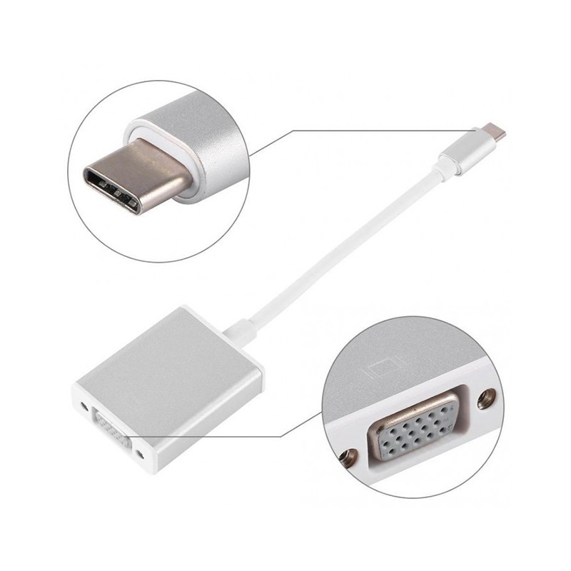 مبدل USB Type-C به پورت VGA مانیتور