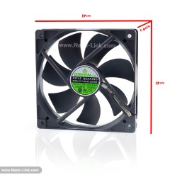 فن 12 ولت آمپر بوشی گرین سایز 2.5*12*12