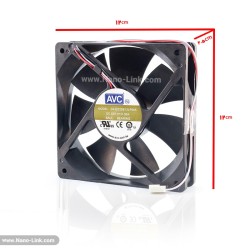 فن 12 ولت 0.30 آمپر 2.5*12*12