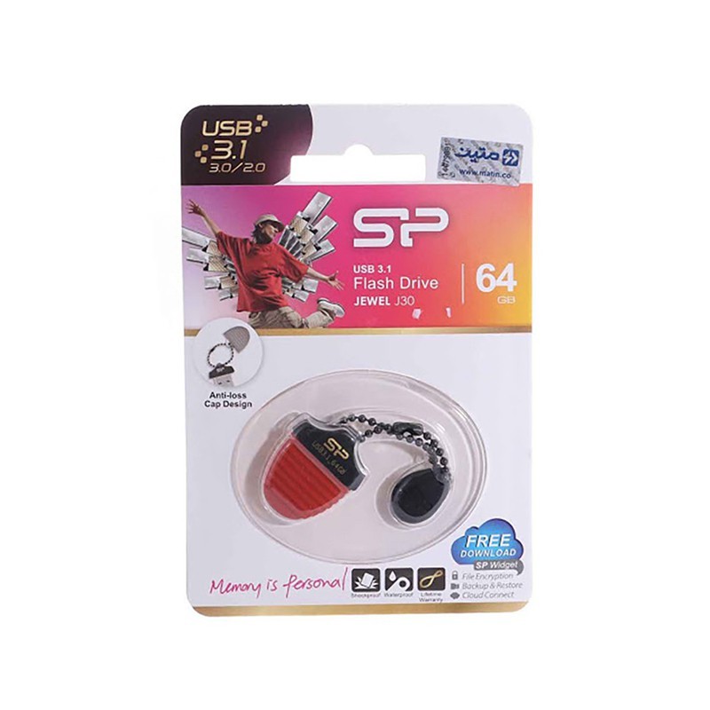 فلش مموری 64 گیگ سیلیکون پاور مدل J30 USB 3.0