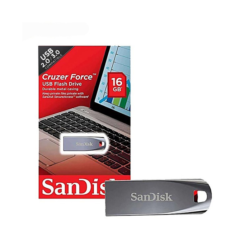 فلش مموری 16 گیگ Sandisk مدل Cruzer Force