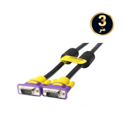 کابل VGA مانیتور 6+3 نویزگیر دار 3 متر