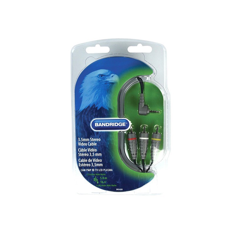 کابل 1 به 3 انقال صدا و تصویر برند BANDRIDGE طول 5 متر