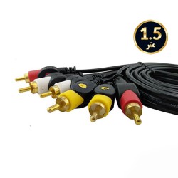 کابل 3 به 3 AV انتقال صدا و تصویر 1.5 متر