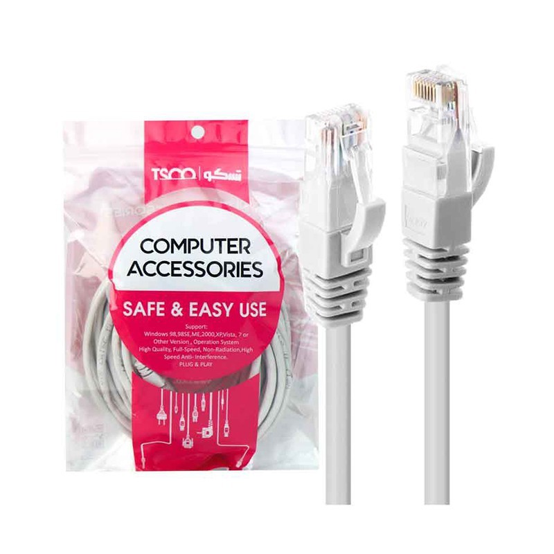 کابل شبکه CAT5 تسکو 10 متر