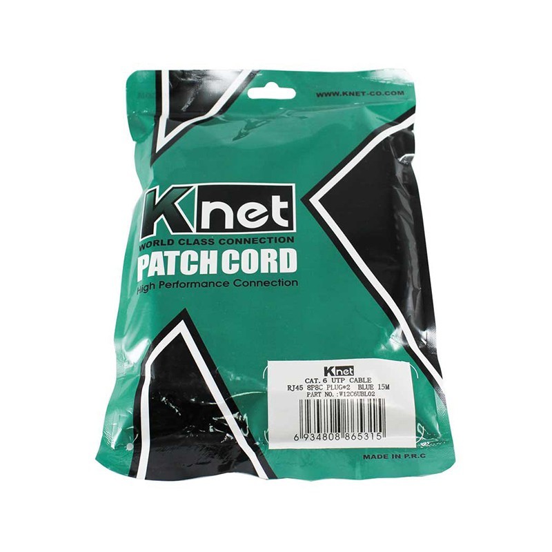 کابل شبکه CAT6 کی نت 15 متر