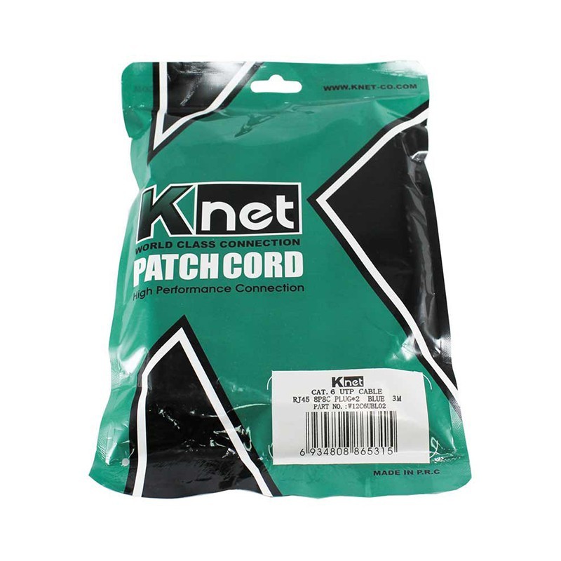 کابل شبکه CAT6 کی نت 3 متر