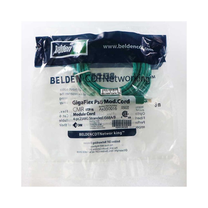 کابل شبکه CAT6 بلدن 3 متری