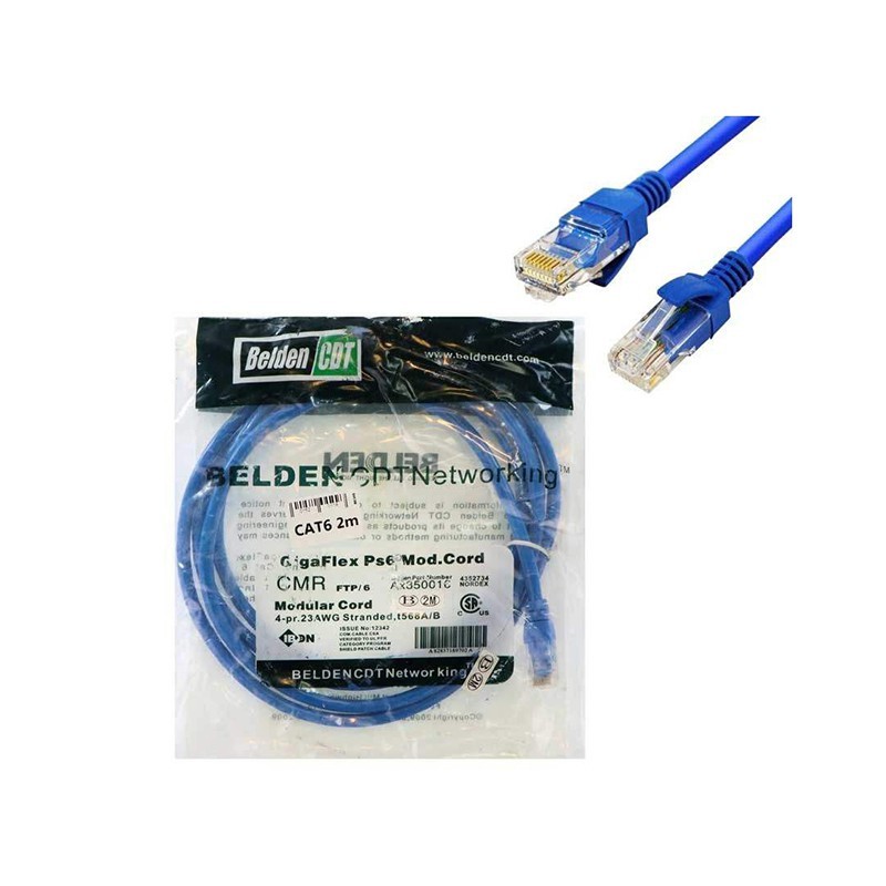 کابل شبکه CAT6 بلدن 2 متری