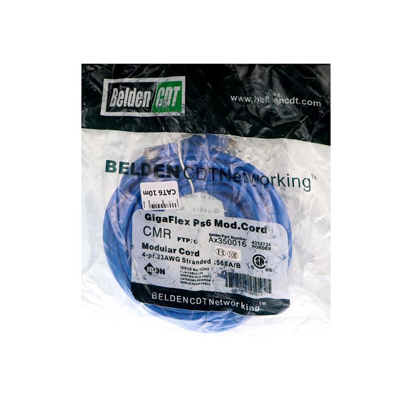 کابل شبکه 10 متری بلدن CAT6