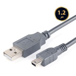 کابل مینی USB مسی و شیلددار