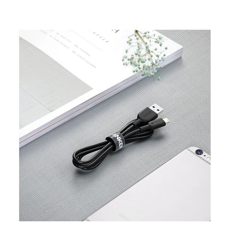 کابل شارژ و دیتا لایتنینگ آیفون برند ANKER مدل A8432H11 طول 90 سانت