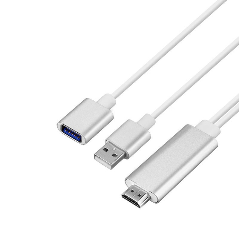 کابل تبدیل USB به HDMI برای انتقال تصویر موبایل روی تلویزیون