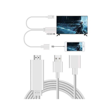 کابل تبدیل USB به HDMI برای انتقال تصویر موبایل روی تلویزیون