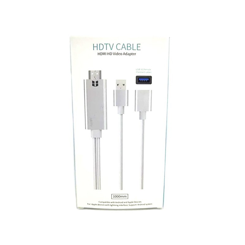 کابل تبدیل USB به HDMI برای انتقال تصویر موبایل روی تلویزیون