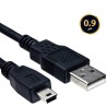 کابل مینی USB نویزگیردار 90 سانتی کابل مینی USB نویزگیردار 90 سانتی