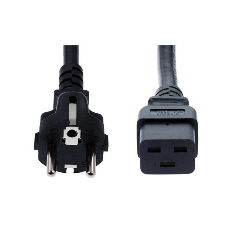 کابل برق 16 آمپر با سوکت C19 مخصوص ماینر و UPS طول 1.5 متر