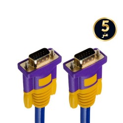 کابل VGA مانیتور 9+3 نویزگیردار 5 متر