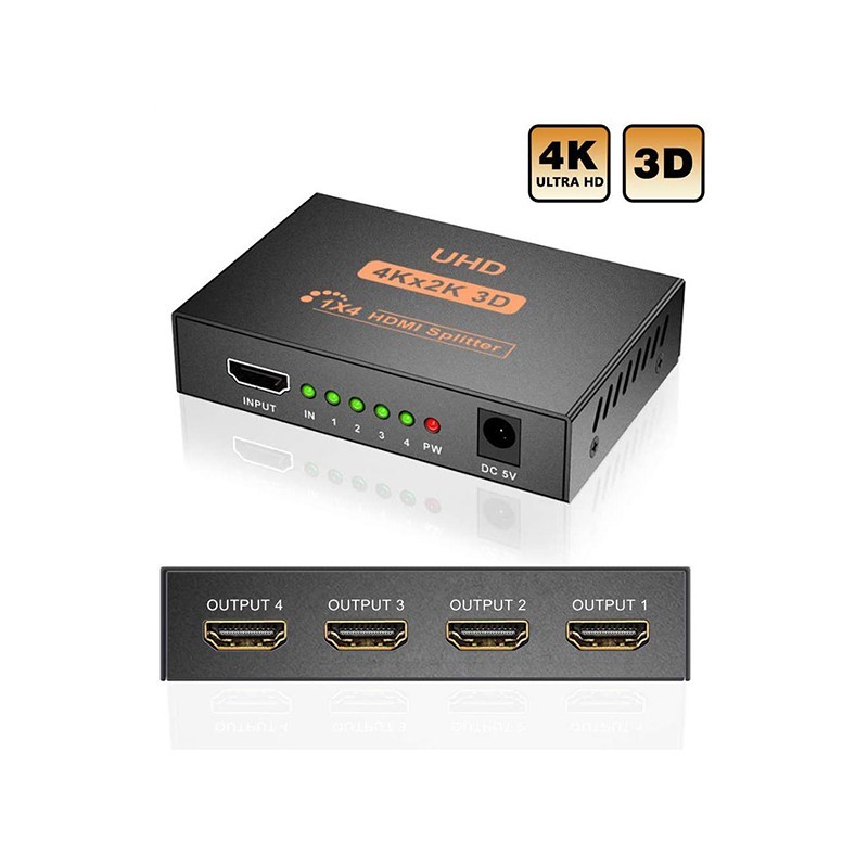 اسپلیتر HDMI 4K چهار پورت