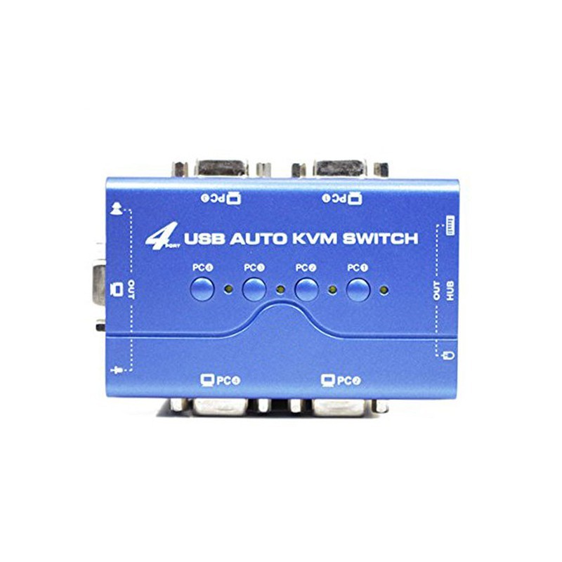 سوییچ KVM USB همراه با کابل 4 پورت
