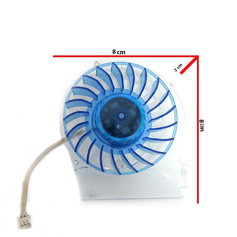 فن گرافیک آسیابی 12ولت 0.4 آمپر 7*7