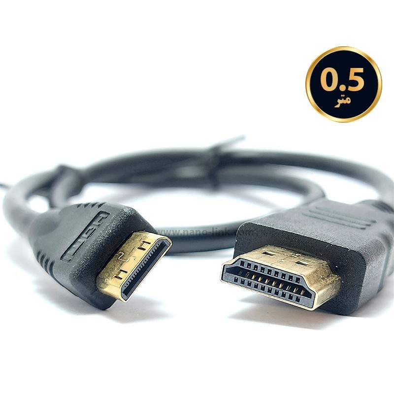 کابل مینی HDMI طول 0.5 متر