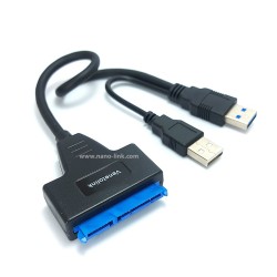 تبدیل پورت ساتا هارد لپ تاپ به USB 3 با برق کمکی